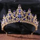 Gold Silver Color Tiaras And Crowns For Wedding Bride Party Crystal Diadems Rhinestone Head Ornaments Headdress Accessories Gift