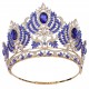 High Quality Luxury Large Crystal Crown Alloy Rhinestone Tiara For Women Bridal Wedding Party Diadem Hair Accessories Jewelry