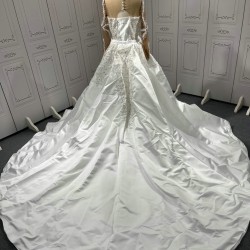 Lace Sleeveless Wedding Dress Two In One Mermaid Bride Dress Wedding Gowns robe de mariee