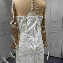 Lace Sleeveless Wedding Dress Two In One Mermaid Bride Dress Wedding Gowns robe de mariee