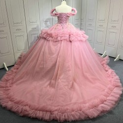 Mauve Vestidos De 15 Anos Customized Ball Gown 15 Year Old Quinceanera Dresses 2025 Ruffled Sweet 16 Evening Party Dress