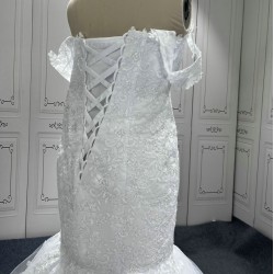 Mermaid Wedding Dresses Sweetheart Neck White Ivory Sweep Train Wedding Gowns Custom Vestido De Novia 2024