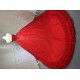 Red Quinceanera Dresses Ruffled Princess Girls Ball Gown Strapless Vestidos De 15 Anos