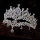 Rhinestone Crysta Wedding Crown Bridal Tiara Hair Accessories Women Bride Diadem Headdress Headband Party Headwear Jewelr