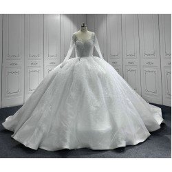 Vestidos De Noiva Long Sleeves Princess Wedding Dresses Ball Gown Dresses Bridal Gowns robe de mariage 2024