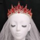 Vintage Baroque Princess Queen Crystal Crown Rhinestone Tiara for Women Bridal Wedding Party Headdress Hair Accessories Jewelry
