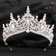 Vintage Baroque Princess Queen Crystal Crown Rhinestone Tiara for Women Bridal Wedding Party Headdress Hair Accessories Jewelry