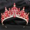 Vintage Baroque Princess Queen Crystal Crown Rhinestone Tiara for Women Bridal Wedding Party Headdress Hair Accessories Jewelry