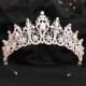 Vintage Baroque Wedding Headband Crystal Crowns for Women Rhinestone Tiaras Hair Jewelry Accessories Headwear Luxury Diadem