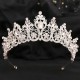 Vintage Baroque Wedding Headband Crystal Crowns for Women Rhinestone Tiaras Hair Jewelry Accessories Headwear Luxury Diadem