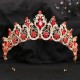 Vintage Baroque Wedding Headband Crystal Crowns for Women Rhinestone Tiaras Hair Jewelry Accessories Headwear Luxury Diadem
