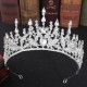 Vintage Lady Fashion Wedding Princess Bridal Headwear Rhinestone Tiara Birthday Crown Hair Accessories for Women Party Headdress