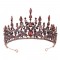 Vintage Lady Fashion Wedding Princess Bridal Headwear Rhinestone Tiara Birthday Crown Hair Accessories for Women Party Headdress
