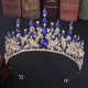 Vintage Lady Fashion Wedding Princess Bridal Headwear Rhinestone Tiara Birthday Crown Hair Accessories for Women Party Headdress