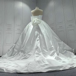 Strapless High Quality Satin Wedding Ball Gowns CBWD0011